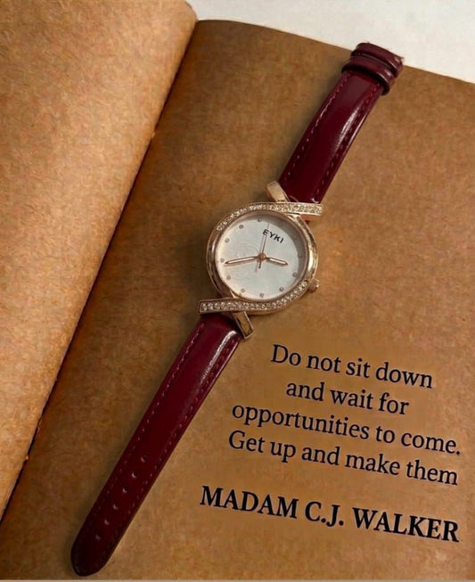 Elegance Ruby Strap Women’s Watch