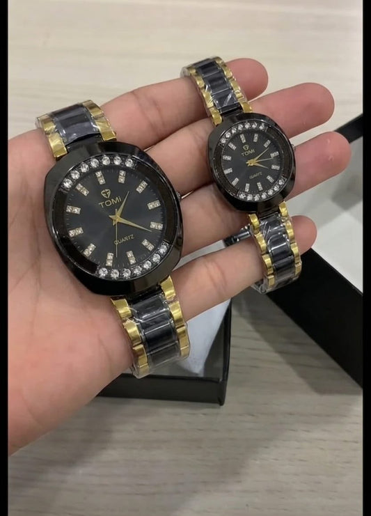 TOMI Luxury Couple Watch Set